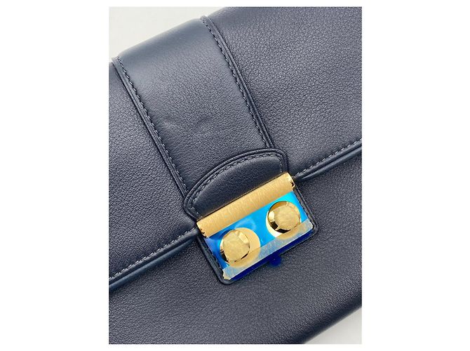 Clutch Slim Louis Vuitton Sofia Coppola blu Blu scuro - vista 9
