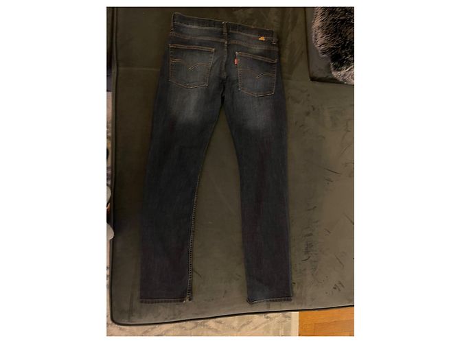 Jean Levi's en denim bleu marine garçon - vue 4