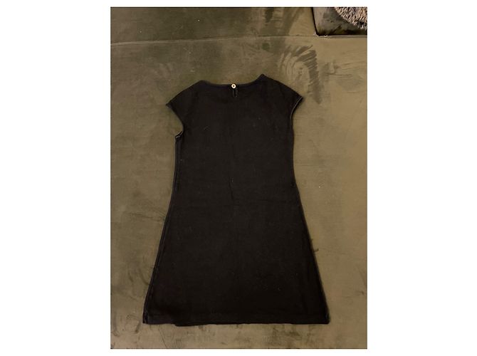 Versace Kleid aus Baumwolle marineblau - Ansicht 2