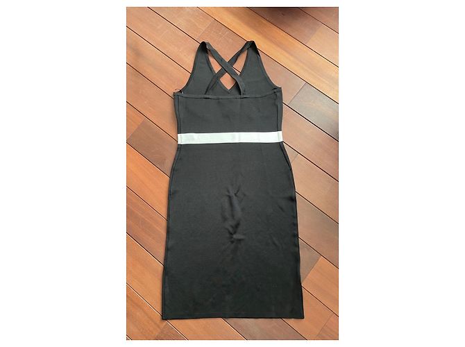 Ralph Lauren Black Label Kleid Schwarz Viscose - Ansicht 2
