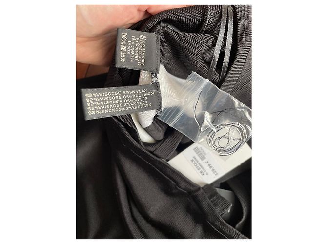Ralph Lauren Black Label Kleid Schwarz Viscose - Ansicht 4