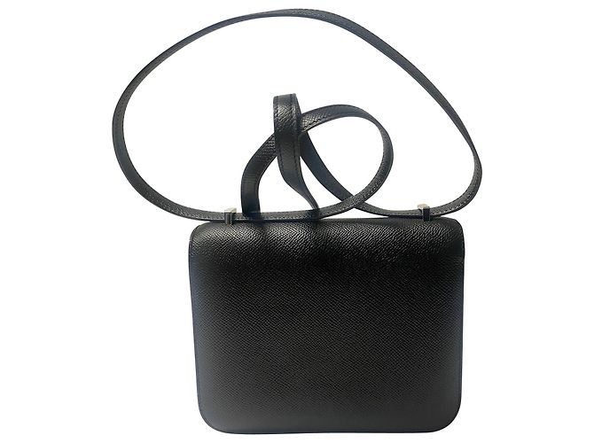 Hermès Hermes Constance 18 in pelle epsom nera Nero - vista 4