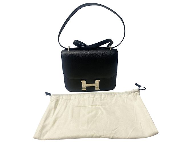 Hermès Hermes Constance 18 in pelle epsom nera Nero - vista 8