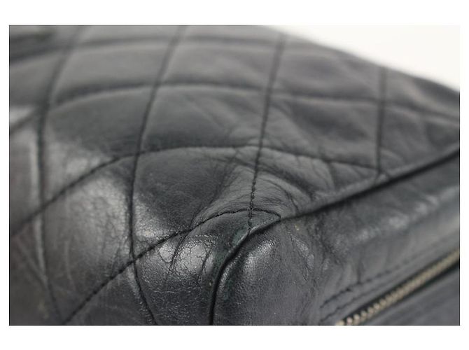 Chanel Astuccio per cosmetici Cambon Ligne in pelle trapuntata nera - vista 10