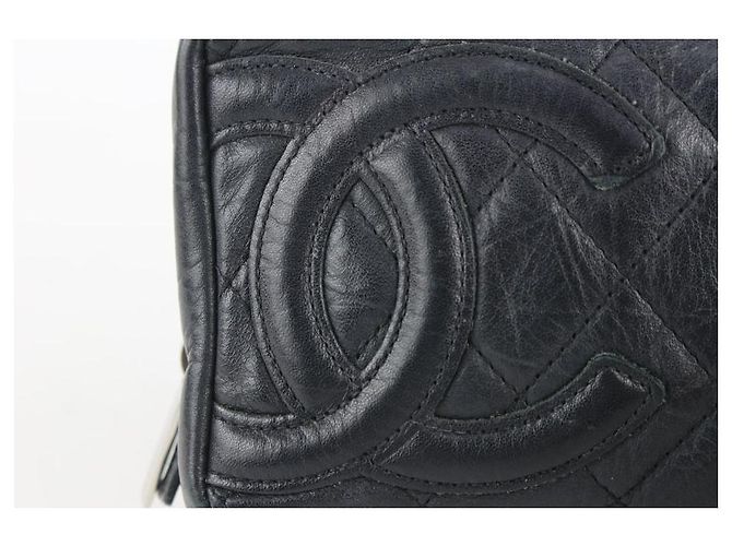 Chanel Astuccio per cosmetici Cambon Ligne in pelle trapuntata nera - vista 11