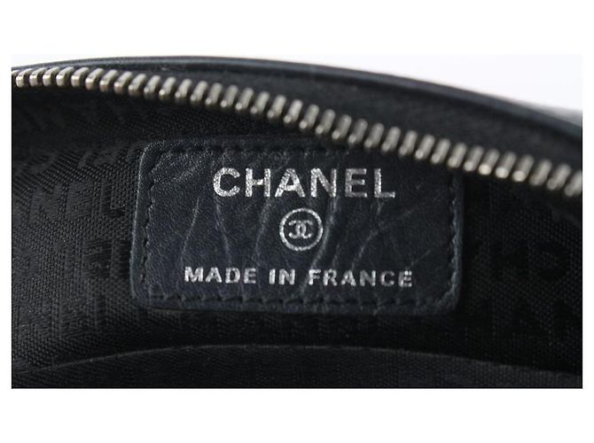 Chanel Astuccio per cosmetici Cambon Ligne in pelle trapuntata nera - vista 5