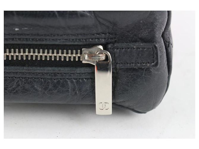 Chanel Astuccio per cosmetici Cambon Ligne in pelle trapuntata nera - vista 9