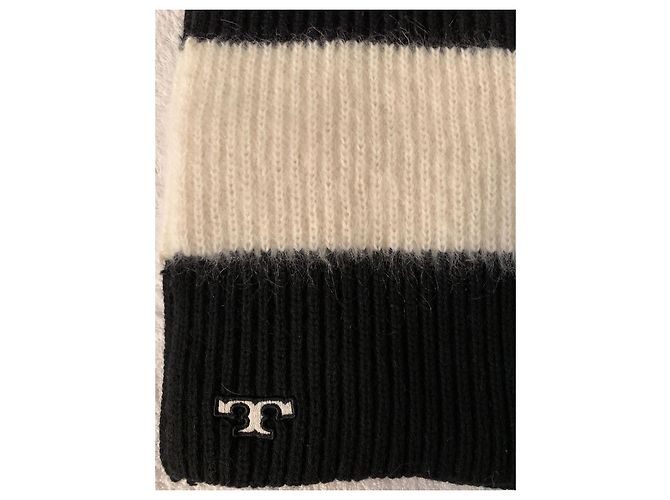 Tory Burch Schwarzer Wollschal - Ansicht 3