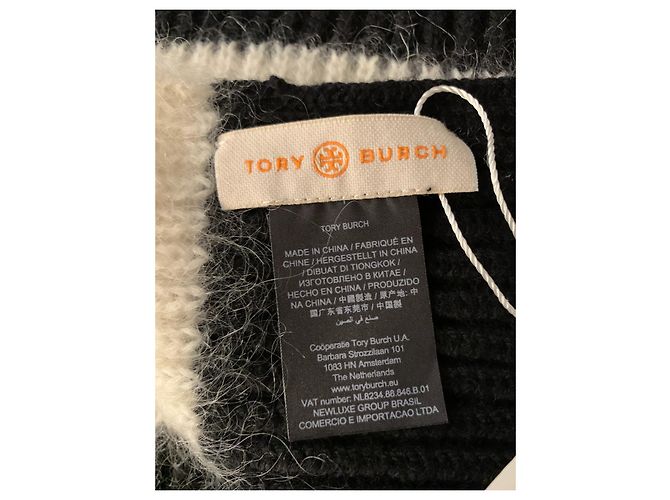 Tory Burch Schwarzer Wollschal - Ansicht 4