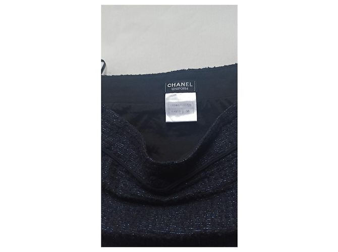 Cambon Minigonna Chanel Uniform blu navy - vista 4