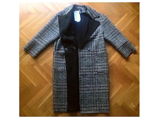 Impérial Abrigos, Ropa de calle Negro Gris Burdeos - vista 4