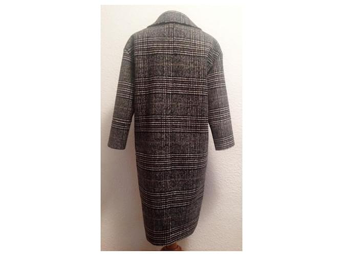 Impérial Abrigos, Ropa de calle Negro Gris Burdeos - vista 7