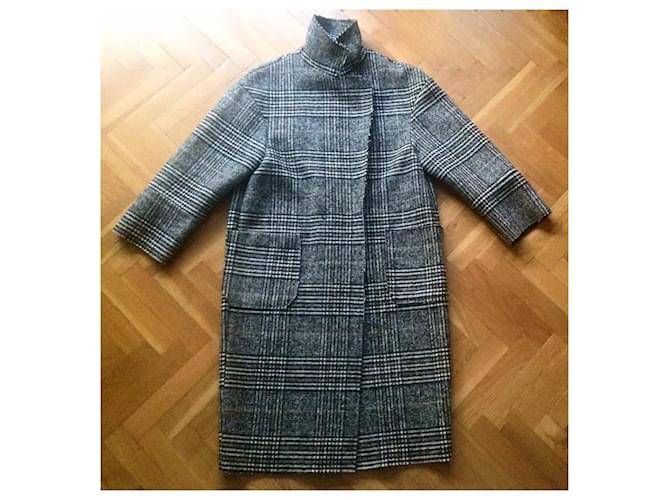 Impérial Abrigos, Ropa de calle Negro Gris Burdeos - vista 9