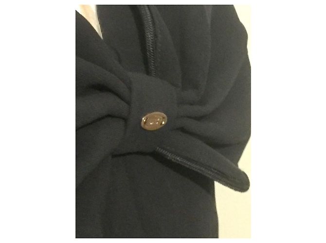 Elisabetta Franchi Mono de noche con cuello ilusión Negro Carne - vista 7