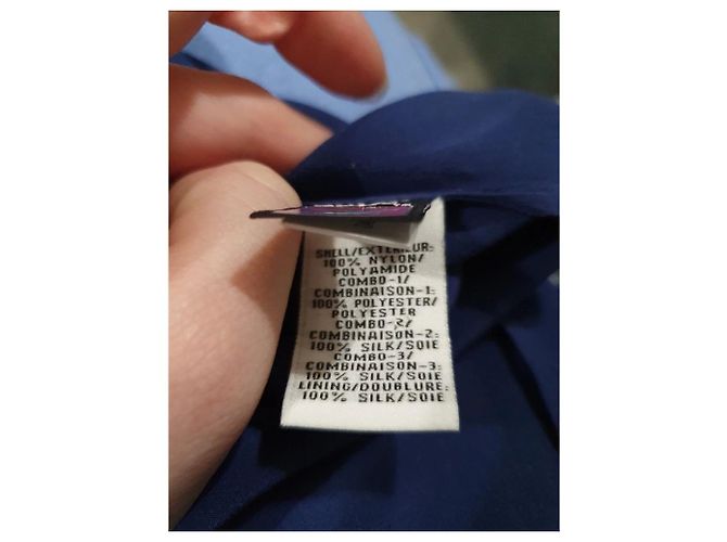 Diane Von Furstenberg DvF Enny Spitzenkleid mit Seidenfutter Blau - Ansicht 10