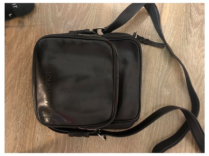 Louis Vuitton Trotteur MM Borsa a Tracolla Marrone Pelle - vista 11