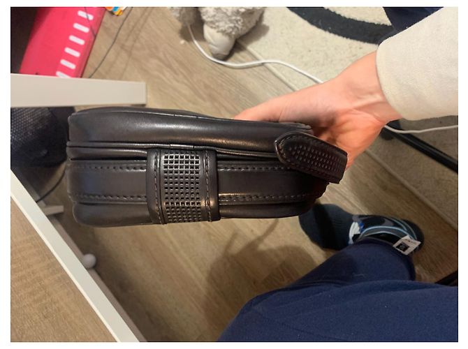 Louis Vuitton Trotteur MM Borsa a Tracolla Marrone Pelle - vista 9