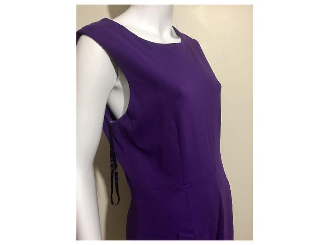 Diane Von Furstenberg Abito DvF viola Carpreena Porpora - vista 4