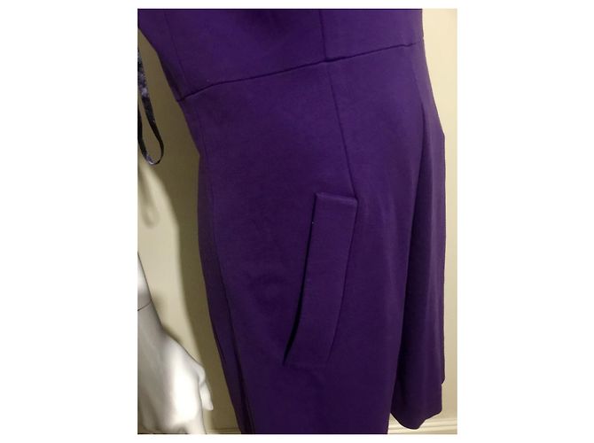 Diane Von Furstenberg Abito DvF viola Carpreena Porpora - vista 5