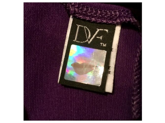 Diane Von Furstenberg Abito DvF viola Carpreena Porpora - vista 6