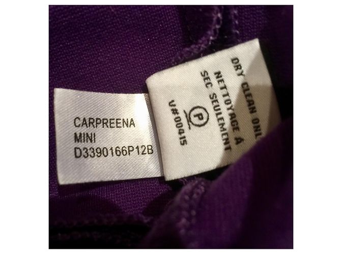 Diane Von Furstenberg Abito DvF viola Carpreena Porpora - vista 8
