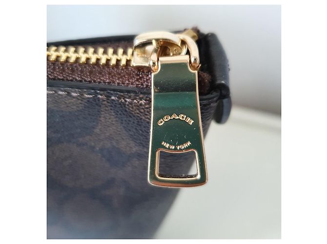 Borsa Tote Coach in Pelle Nera Nero - vista 9