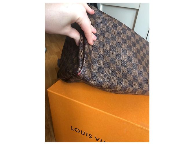 Bolsa de mão Louis Vuitton Speedy 30 Couro Marrom Escuro Castanho escuro - vista 3