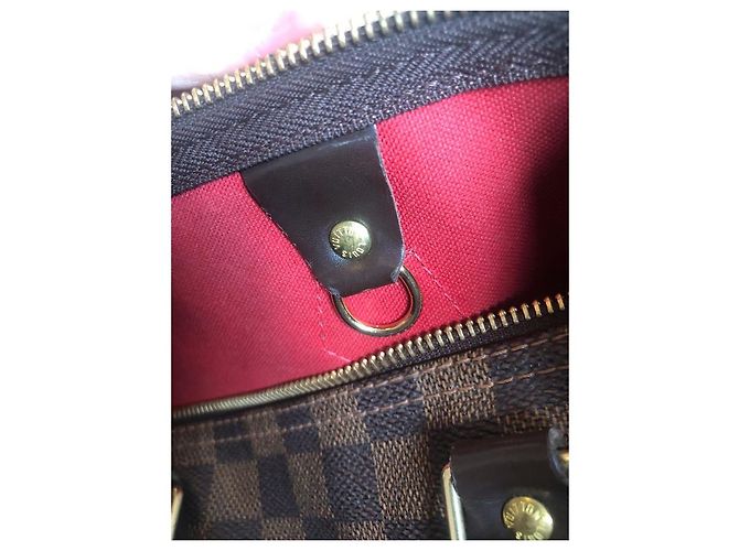 Bolsa de mão Louis Vuitton Speedy 30 Couro Marrom Escuro Castanho escuro - vista 4