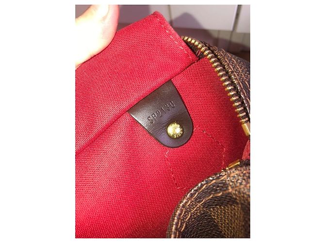 Bolsa de mão Louis Vuitton Speedy 30 Couro Marrom Escuro Castanho escuro - vista 5