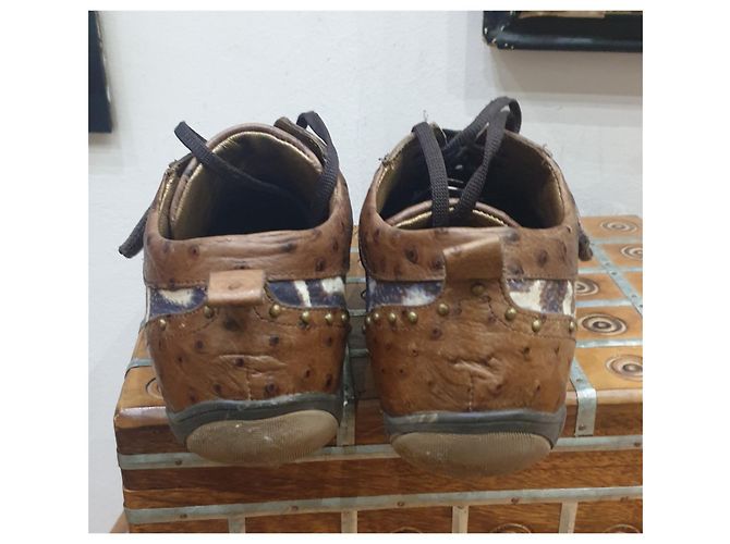 Just Cavalli scarpe sneakers animalier Marrone - vista 6