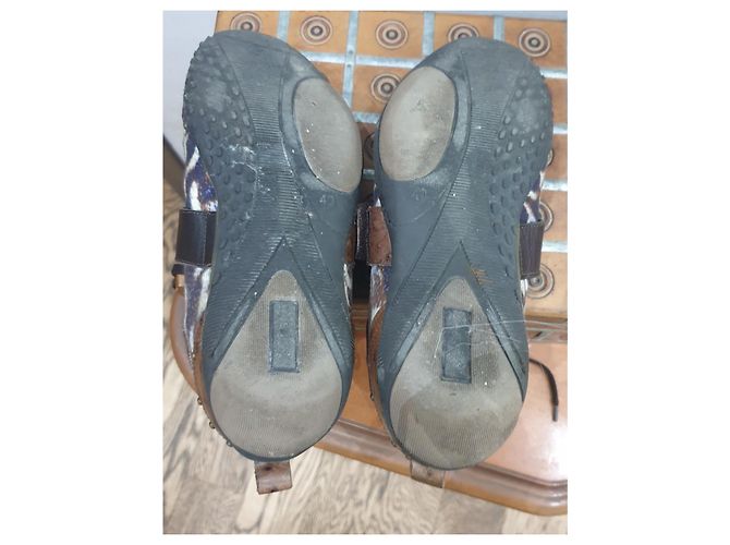 Just Cavalli scarpe sneakers animalier Marrone - vista 9