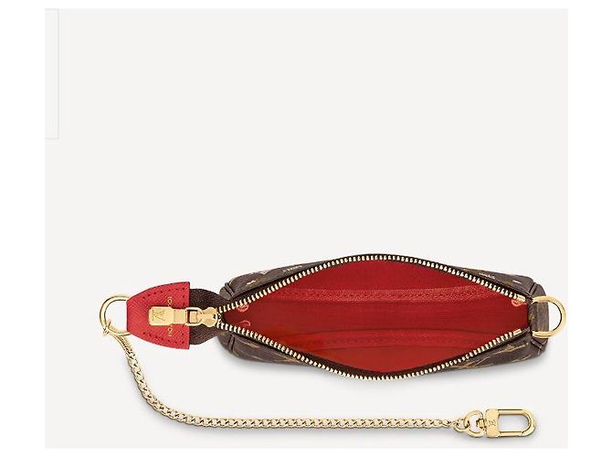 Louis Vuitton LV Mini pochette accessori new London Marrone - vista 3