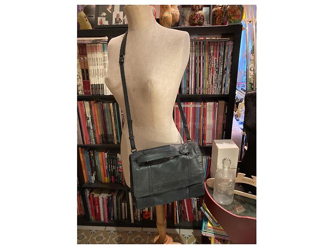 Clio Golbrenner Superbe sac Clio Goldbrenner Blu - vista 12