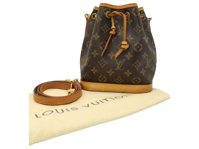 Louis Vuitton Borsa a tracolla Noe con monogramma vintage 1992 Anno Marrone - vista 14