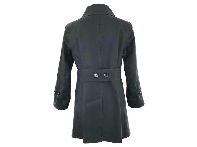 Mackintosh de Louis Vuitton x Stephen Sprouse en algodón engrasado negro - vista 3