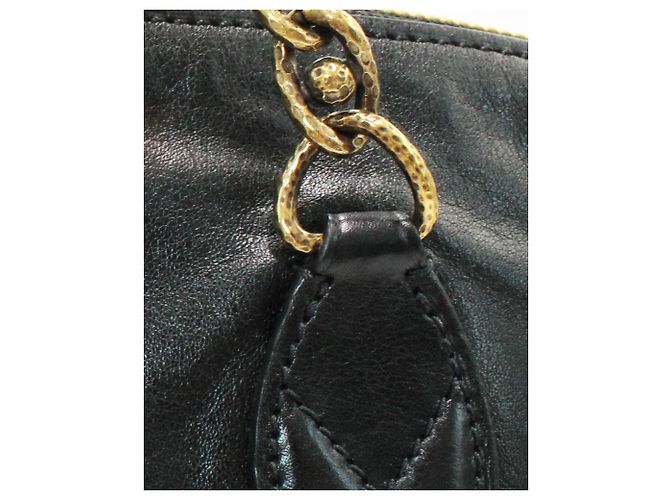 Louis Vuitton Tote Lockit de Piel Negra con Cadena Dorada Otoño / Invierno 2013 Negro - vista 6