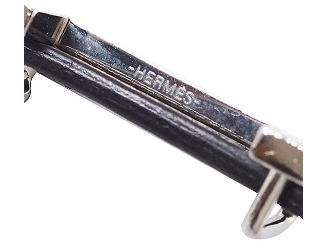 Hermès Cinturón de cuero Hermes Grey Constance Plata Gris - vista 3
