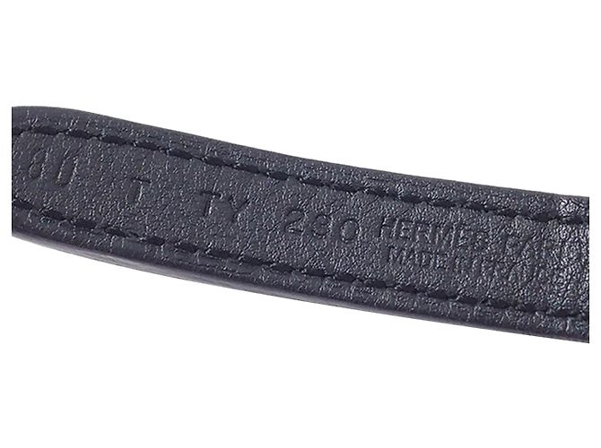 Hermès Cinturón de cuero Hermes Grey Constance Plata Gris - vista 4