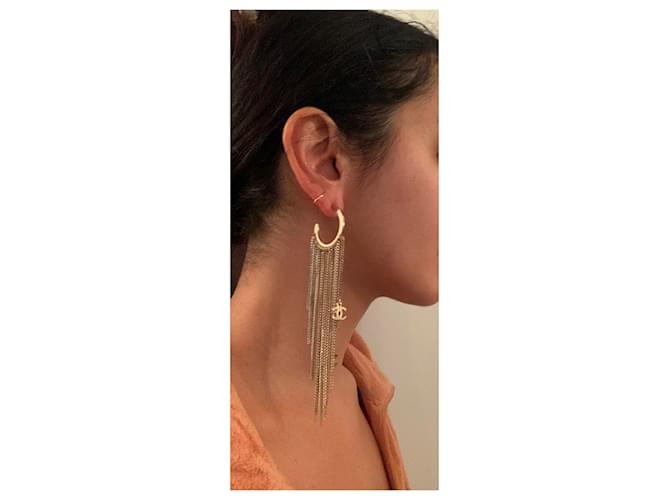 Chanel Aretes Dorado - vista 12