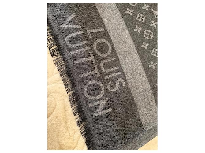 Bufanda de Louis Vuitton Gris antracita - vista 3