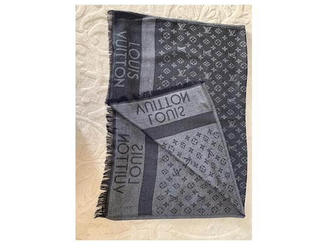 Bufanda de Louis Vuitton Gris antracita - vista 4