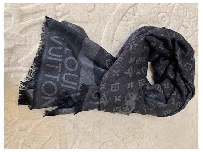 Bufanda de Louis Vuitton Gris antracita - vista 5