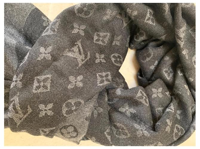 Bufanda de Louis Vuitton Gris antracita - vista 6