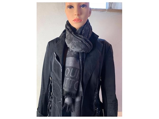 Bufanda de Louis Vuitton Gris antracita - vista 7