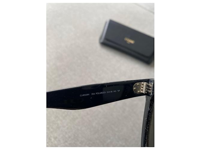 Céline Oversized Sonnenbrille Schwarz - Ansicht 3