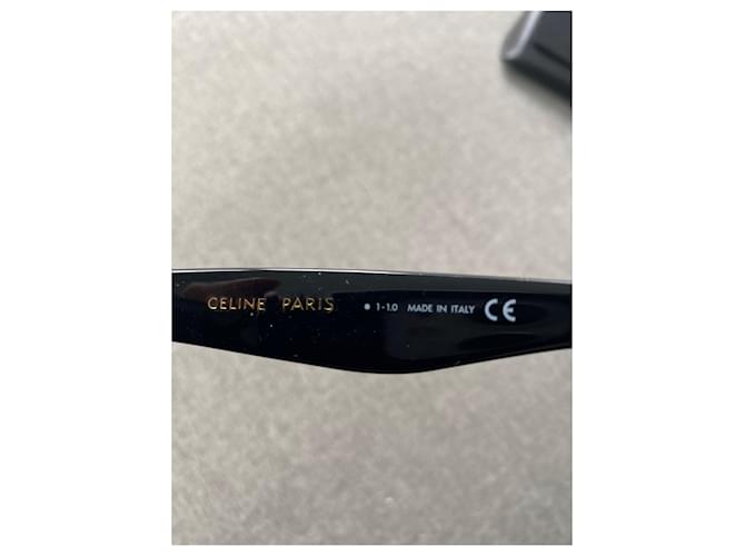 Céline Oversized Sonnenbrille Schwarz - Ansicht 4