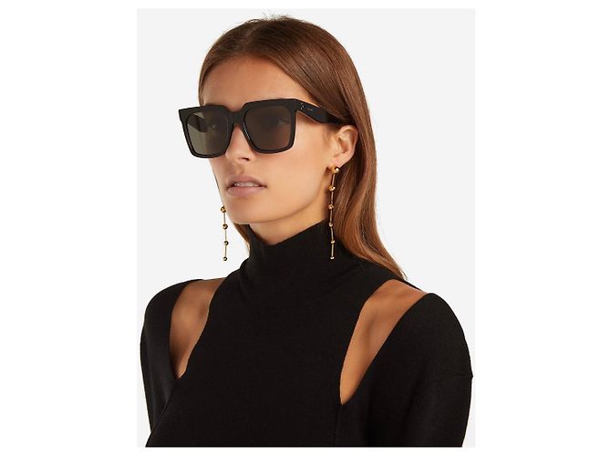 Céline Oversized Sonnenbrille Schwarz - Ansicht 5