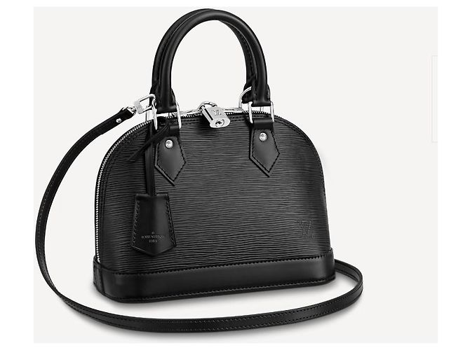Louis Vuitton Pelle LV Alma Epi nera Nero - vista 3