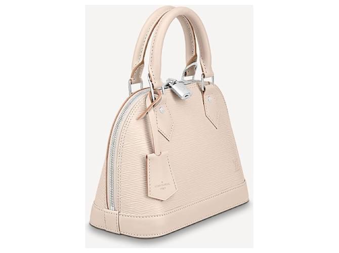 Louis Vuitton LV Alma BB epi Quartz Bianco - vista 3