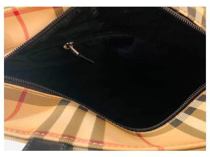 Burberry Vintage Check Canvas Tote Bag Beige - Ansicht 8